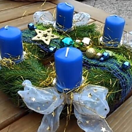 ako sa robí adventný veniec