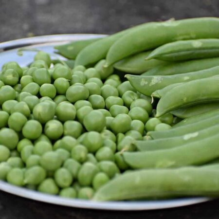 zelený hrášok