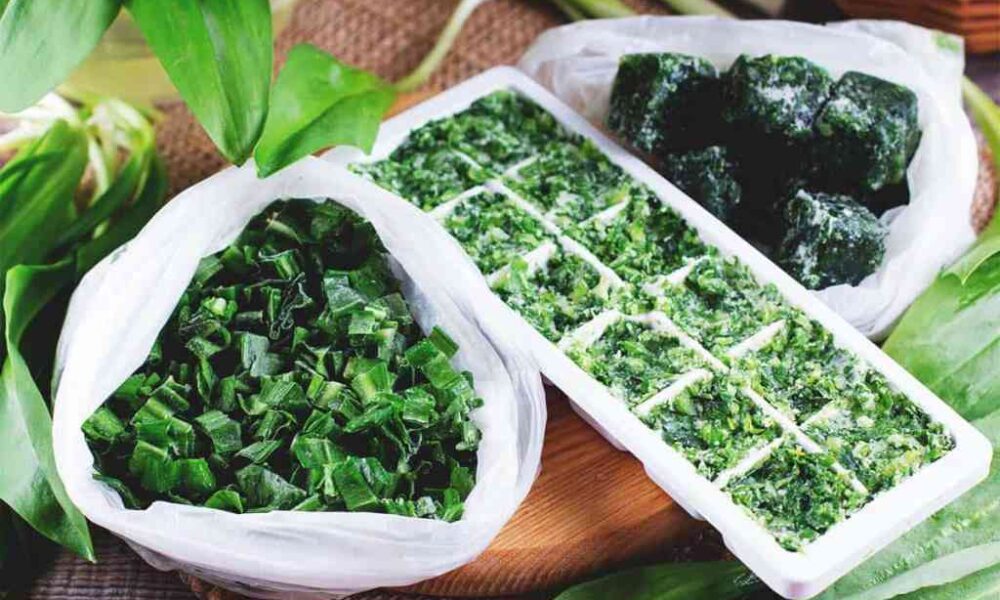 niekoľko spôsobov použitia mrazených bylín