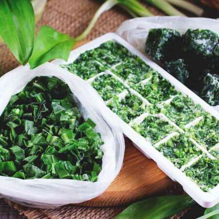 niekoľko spôsobov použitia mrazených bylín