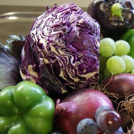 paprika plnená červenou kapustou