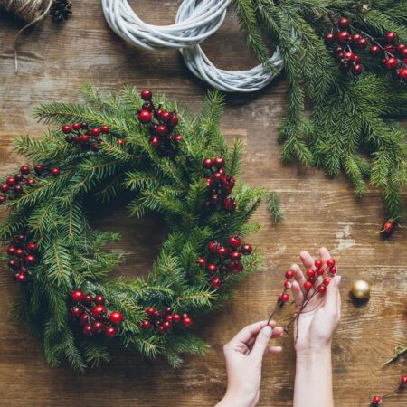 Netradičný veniec s tradičnými prvkami, tu je postup!