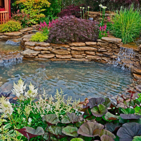 Ako si vytvoriť jazierko s vodopádom vo vašej záhrade