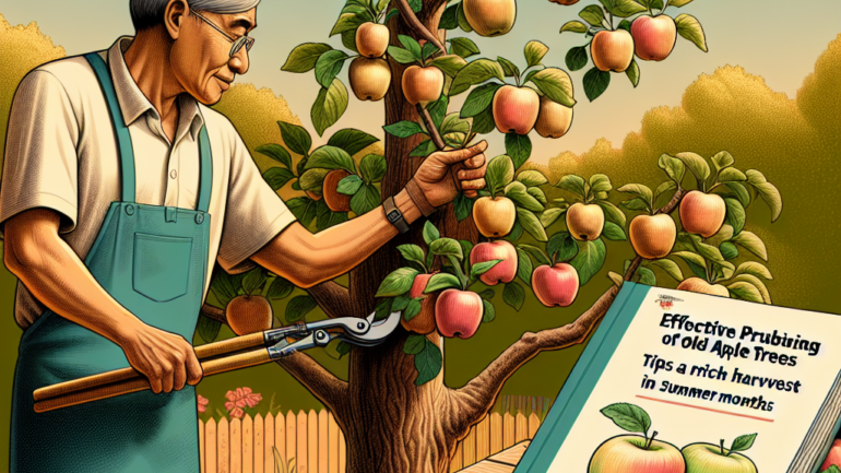 Efektívny rez starších jabloní: Tipy pre bohatú úrodu v lete