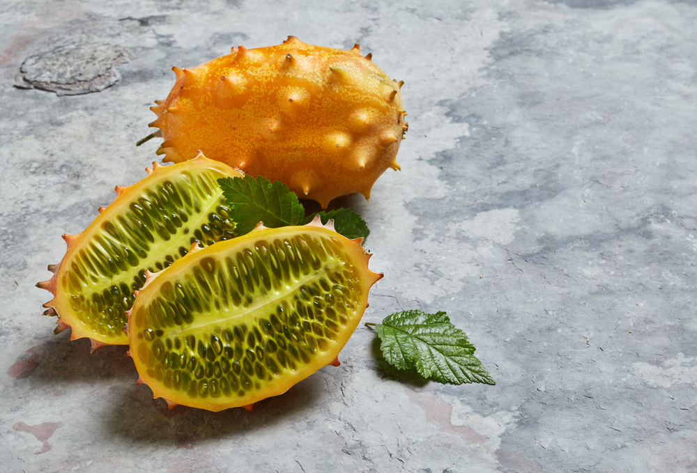 Zrelé kiwano ako zdroj vitamínov a hydratácie