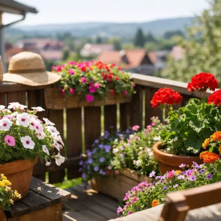 Najlepšie kvety na slnečný balkón pre leto
